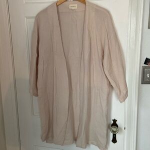 Meeka gauzy cotton robe/cardigan